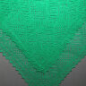 Оренбургский ажурный платок-паутинка арт. A 160-12 зеленый